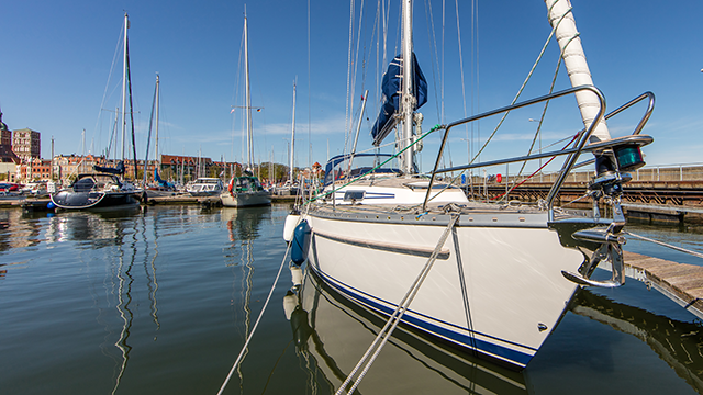 Segelboot Segeln Wasser Hafen