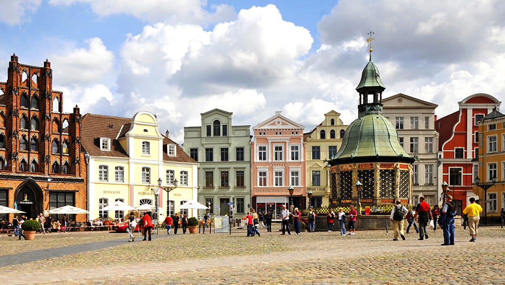 Wismar Marktplatz Wasserkunst